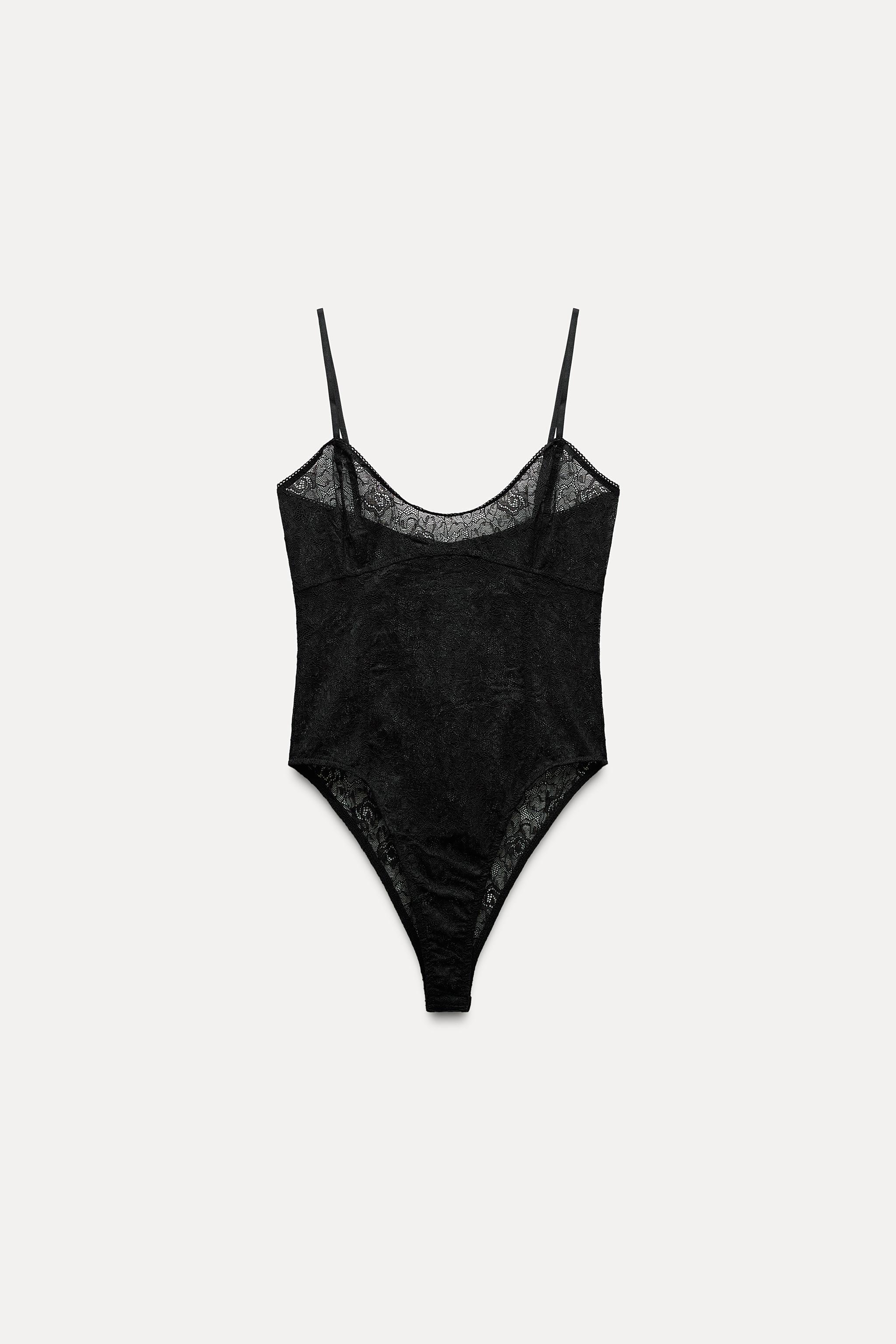 STRAPPY LACE BODYSUIT Product Image