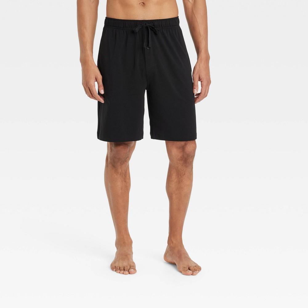 Mens 9 Knit Pajama Shorts - Goodfellow & Co Black M Product Image