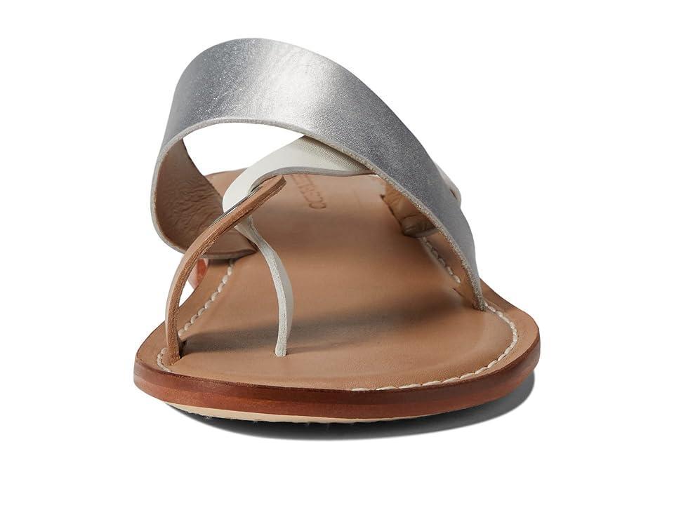 Tia White/Silver Sandals Product Image