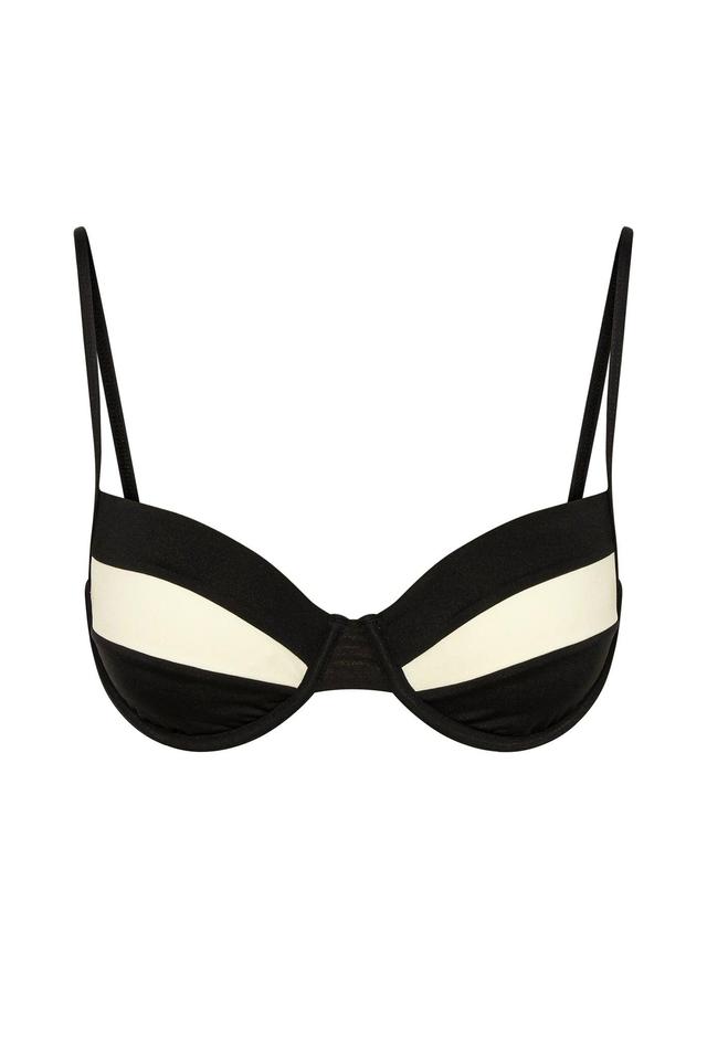 Malta Top - Black/Ivory Product Image