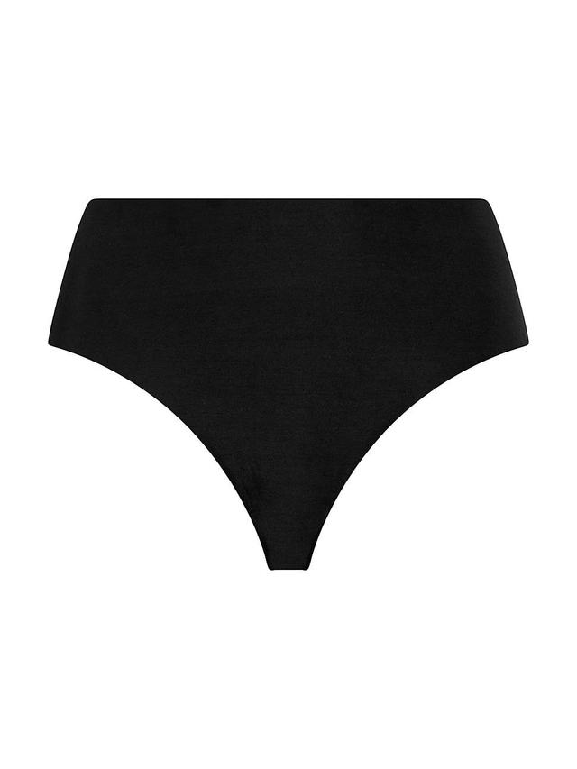 Womens Classic Mid-Rise Raw-Cut Thong Product Image