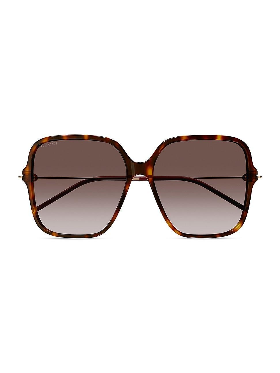 Gucci Womens GG1267SA 60mm Square Sunglasses Product Image