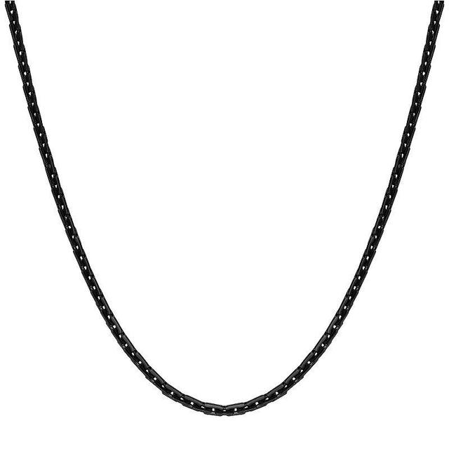 LYNX Mens Ion-Plated Stainless Steel Link Chain Necklace Yellow Product Image