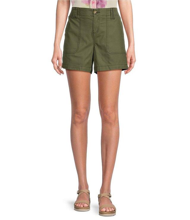 Westbound Sahara Mid Rise Utility Shorts Product Image