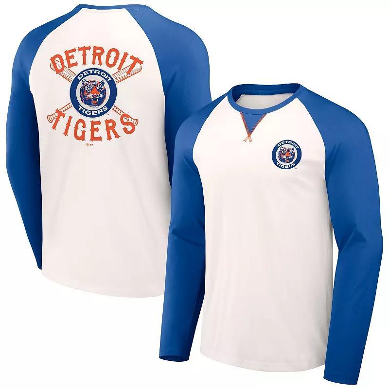 Mens Darius Rucker Collection by Fanatics /Royal Detroit Tigers Team Color Raglan T-Shirt Product Image