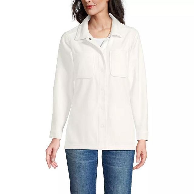 Lands End Womens Anyweather Fleece Shirt Jacket Product Image