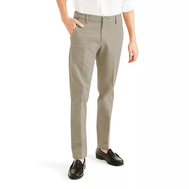 Mens Dockers Workday Slim-Fit Smart 360 FLEX Khaki Pants British Green Product Image