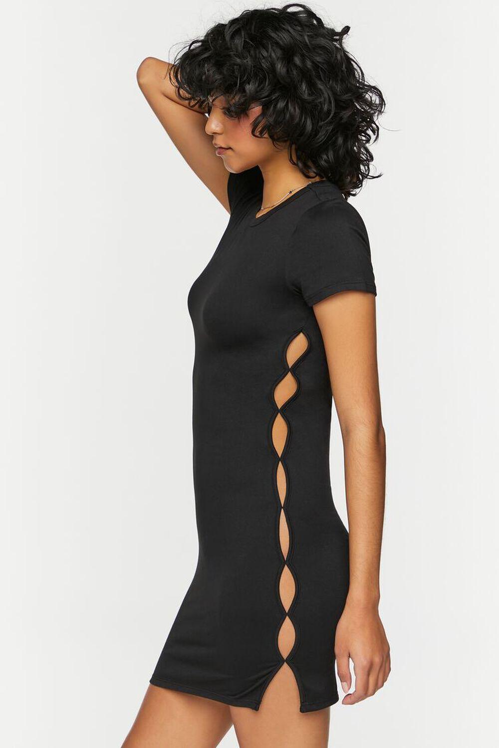 Short-Sleeve Cutout Mini Dress | Forever 21 Product Image