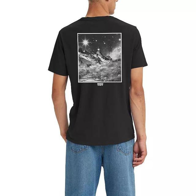 Mens Levis Classic Graphic Tee Poster Black Product Image