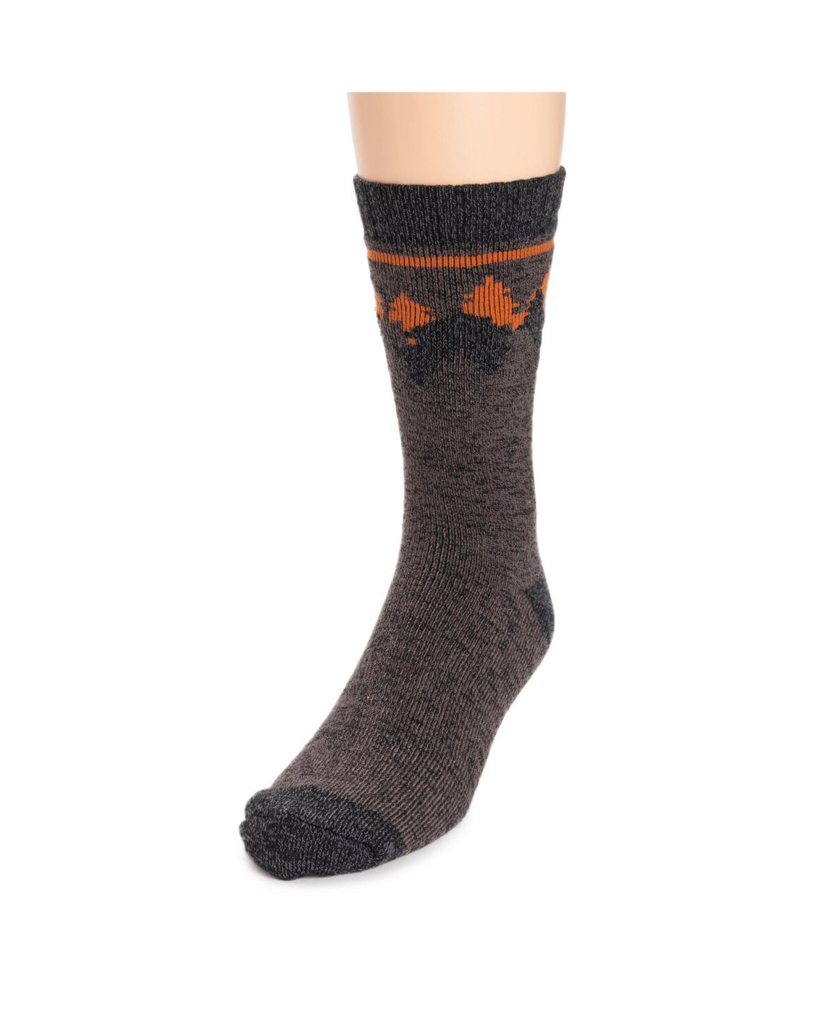 Muk Luks Mens Repreve Sock, Purple Mountain Product Image