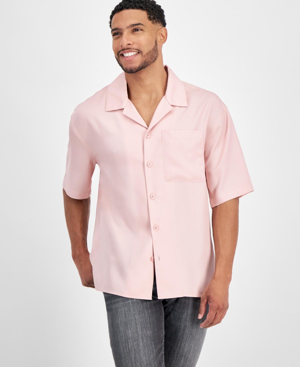 I.n.c. International Concepts Mens Erik Regular-Fit Button-Down Camp Shirt, Created for Macys Product Image