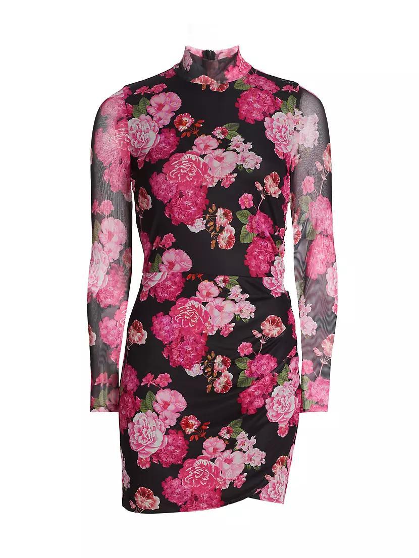 Talulla Floral Mesh Minidress Product Image