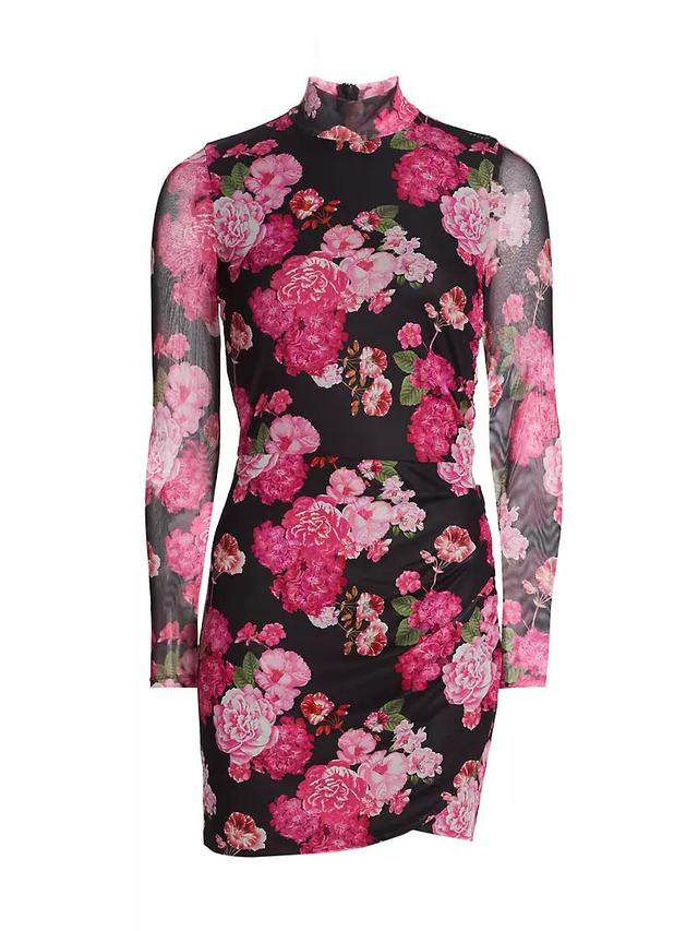 Talulla Floral Mesh Minidress Product Image