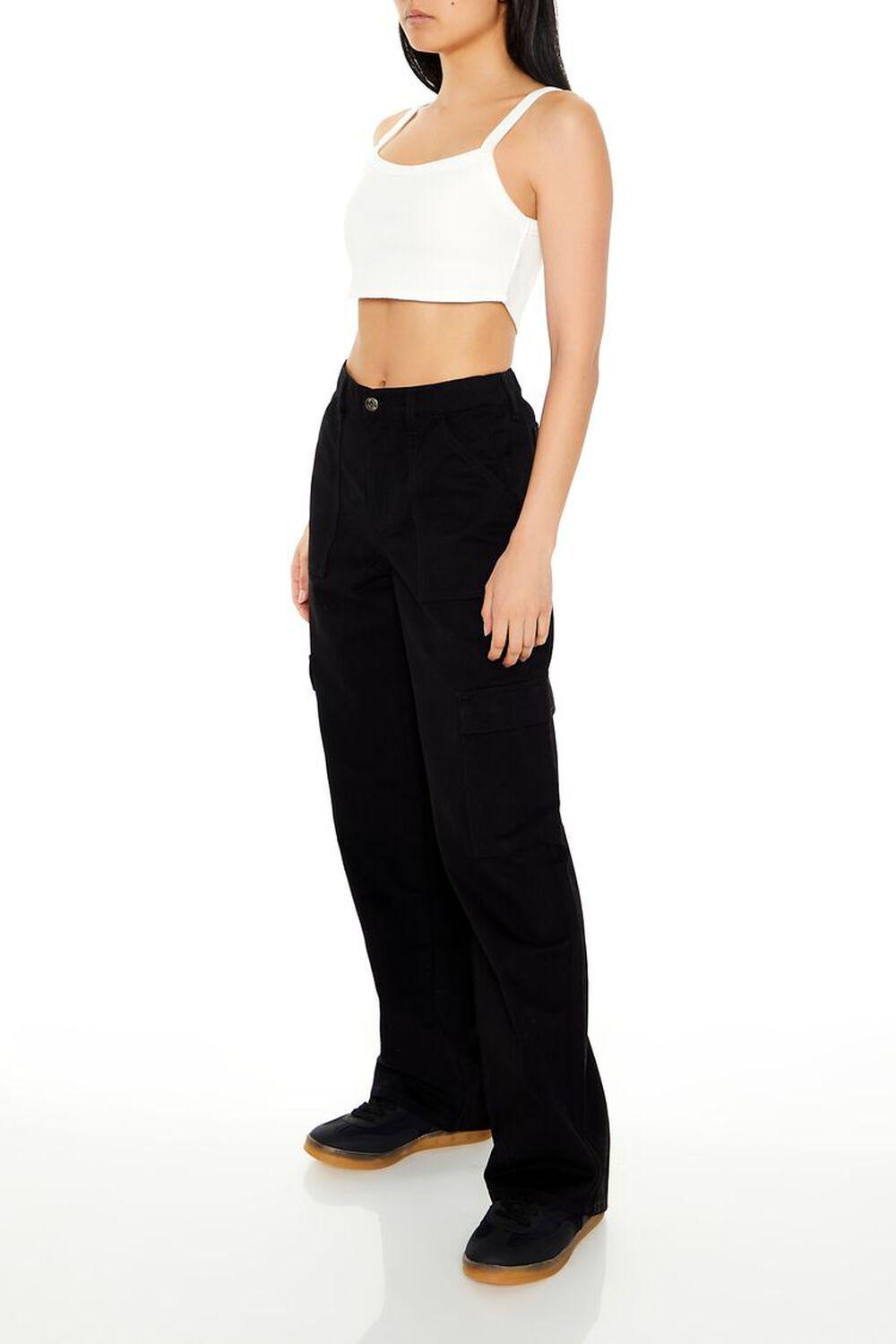 State Patch Straight-Leg Pants | Forever 21 Product Image