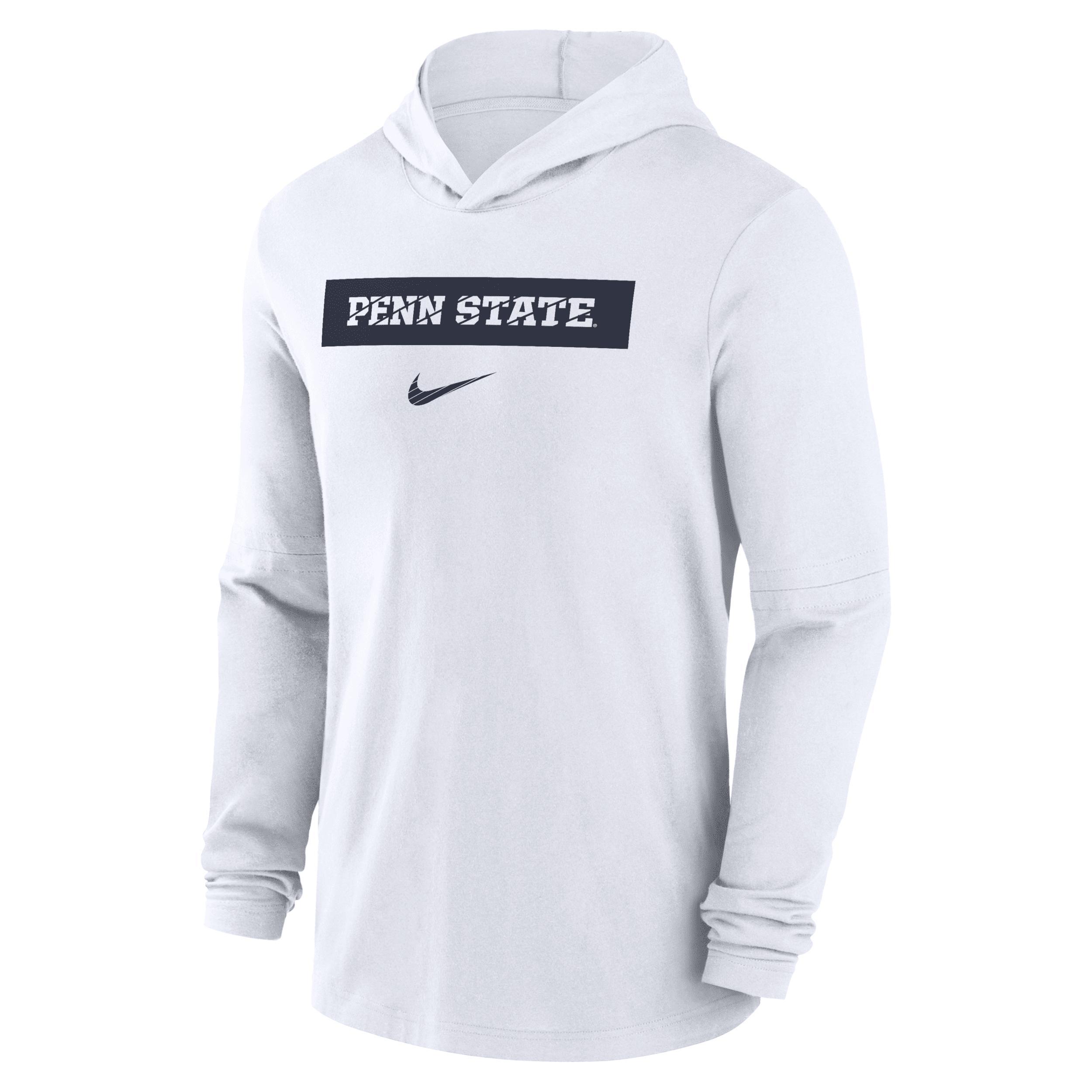 Penn State Nittany Lions Sideline Nike Mens Dri-FIT College Long-Sleeve Hooded Top Product Image