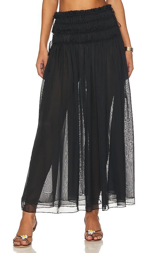 LPA Ophelia Maxi Skirt in Black. - size XL (also in L, M, S, XS, XXS) Product Image