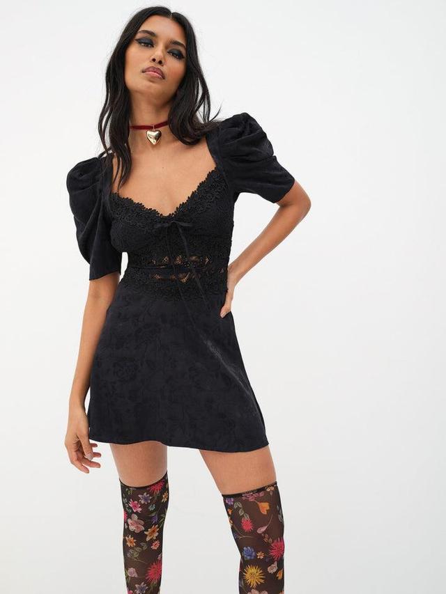 Danielle Mini Dress — Black Product Image