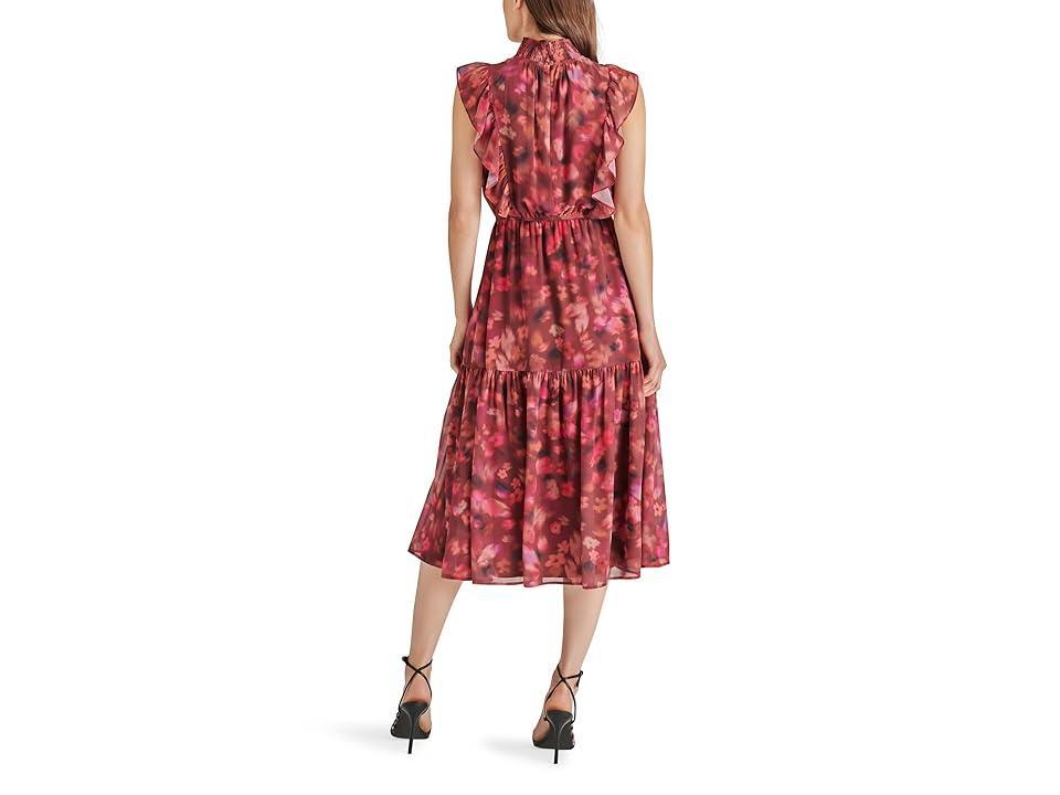 Steve Madden Anna Floral Mock Neck Midi Dress Product Image