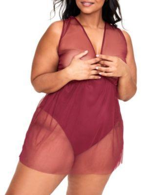 Plus Size Lismore Babydoll Lingerie Product Image