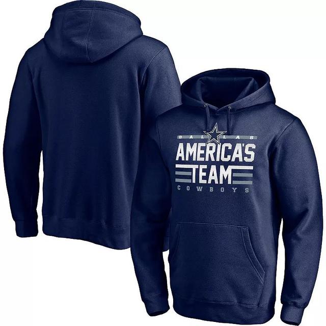 Mens Majestic Dallas Cowboys Hometown Collection Americas Team Pullover Hoodie Blue Product Image