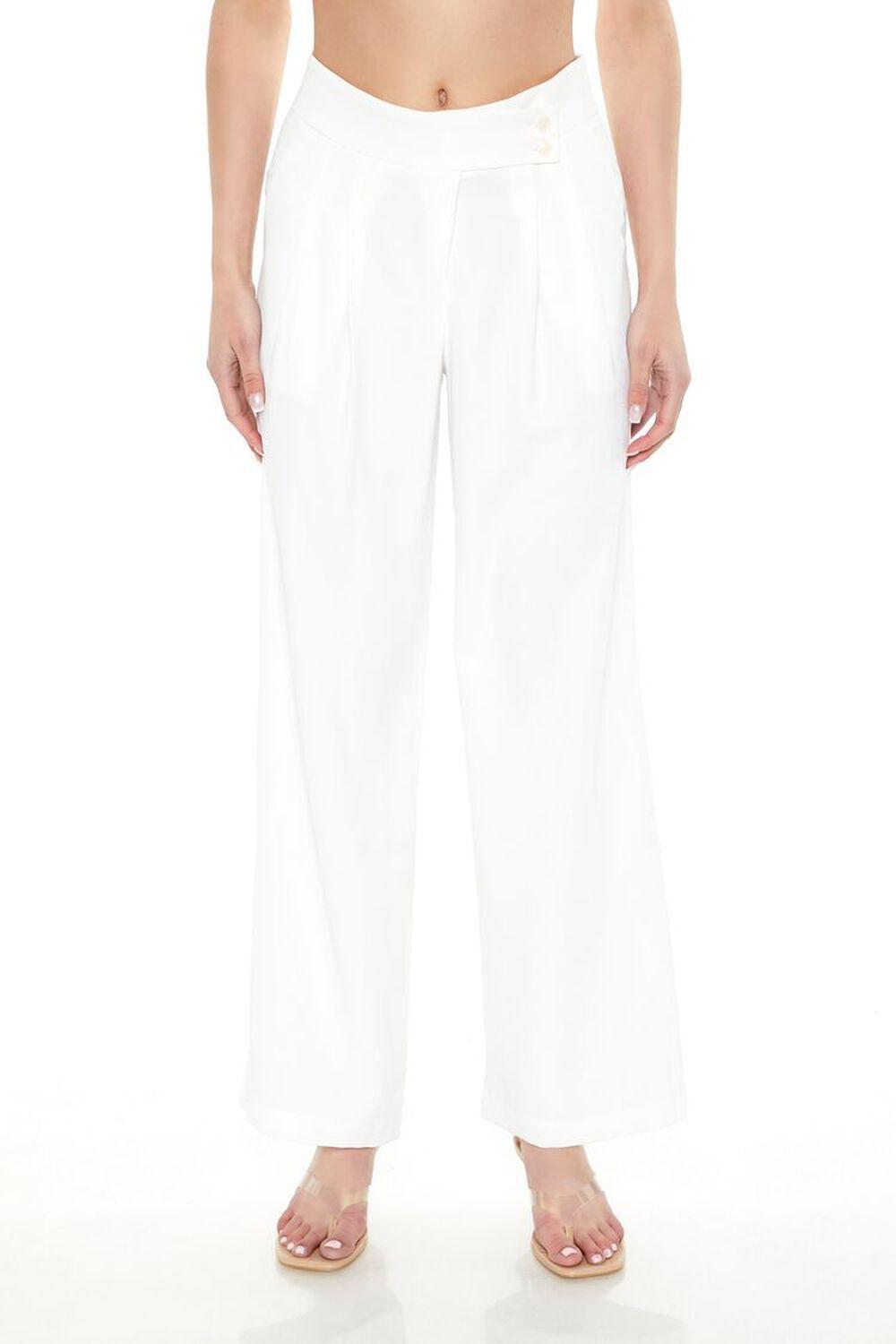 Mid-Rise Straight Pants | Forever 21 Product Image