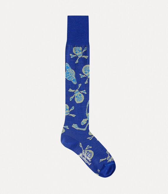 Skull high sock Product Image