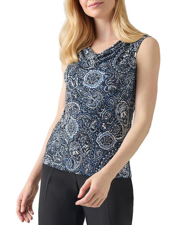 Kasper Cowl Neck Printed Cami Product Image