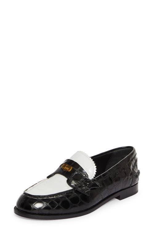 CHRISTIAN LOUBOUTIN Penny Loafer In Black Product Image