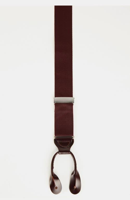 Trafalgar Mens Hudson Solid Button End Suspenders Product Image