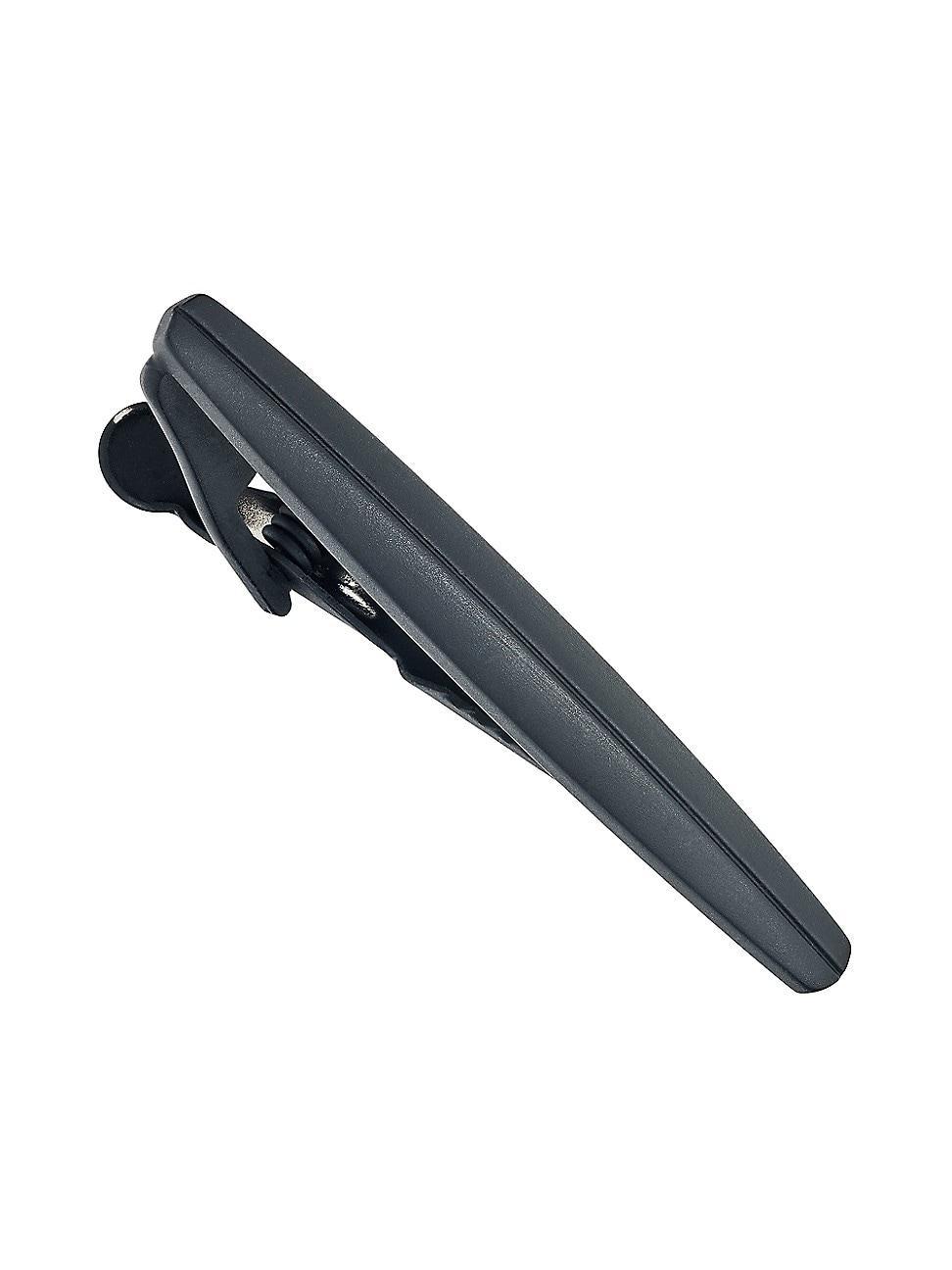 Mens Matte Black Tie Bar Product Image