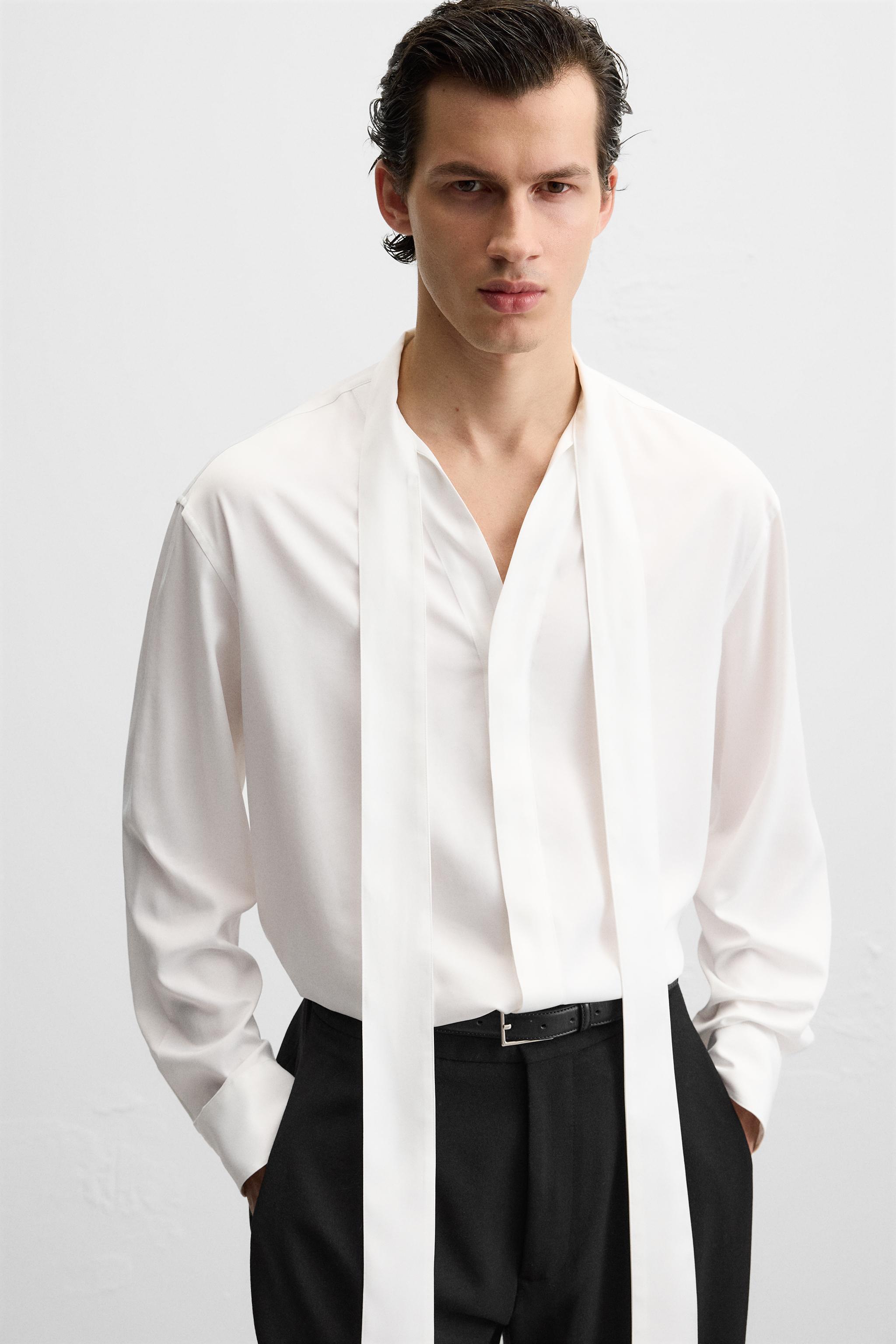 FLOWY BOW SHIRT Product Image