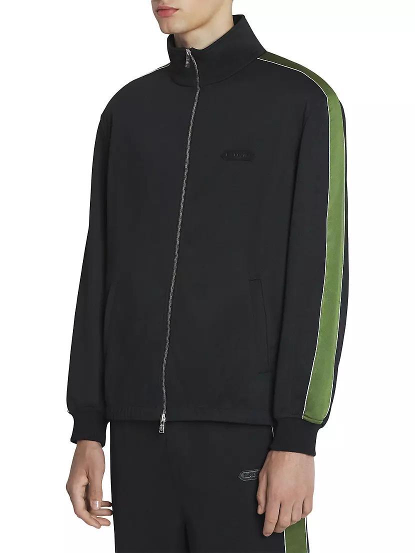 Tracksuit Jacket with Satin Stripes Product Image