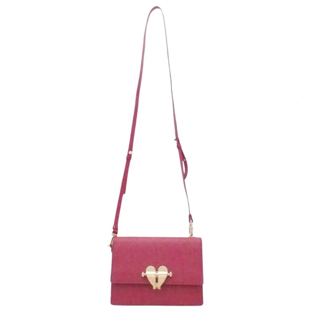 Leather Shoulder Bag () In Red Product Image