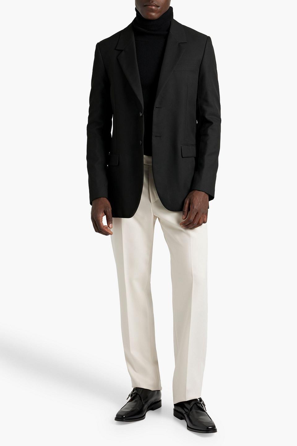 Twill Blazer In Black Product Image