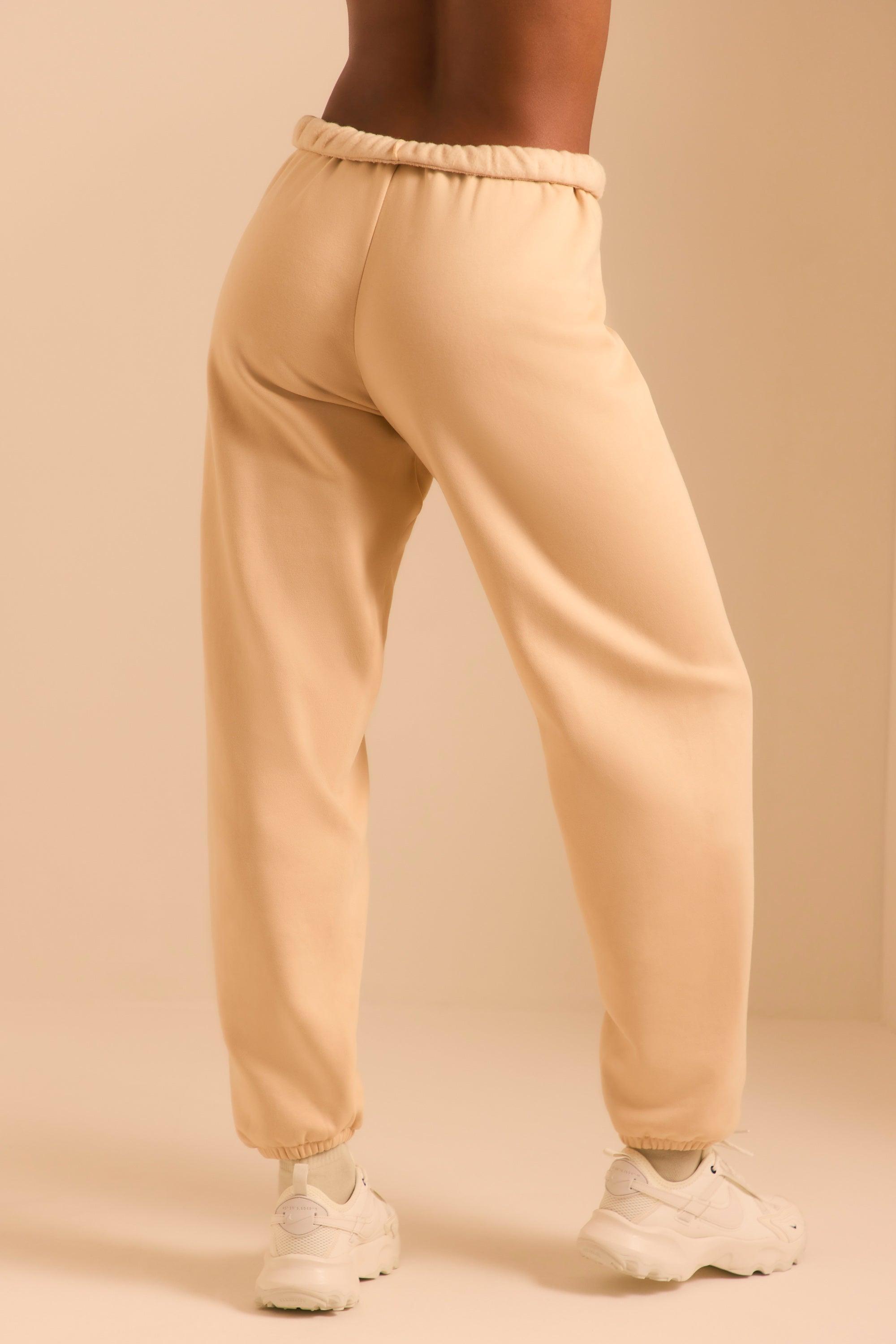 Relaxed Fit Joggers in Sand Product Image