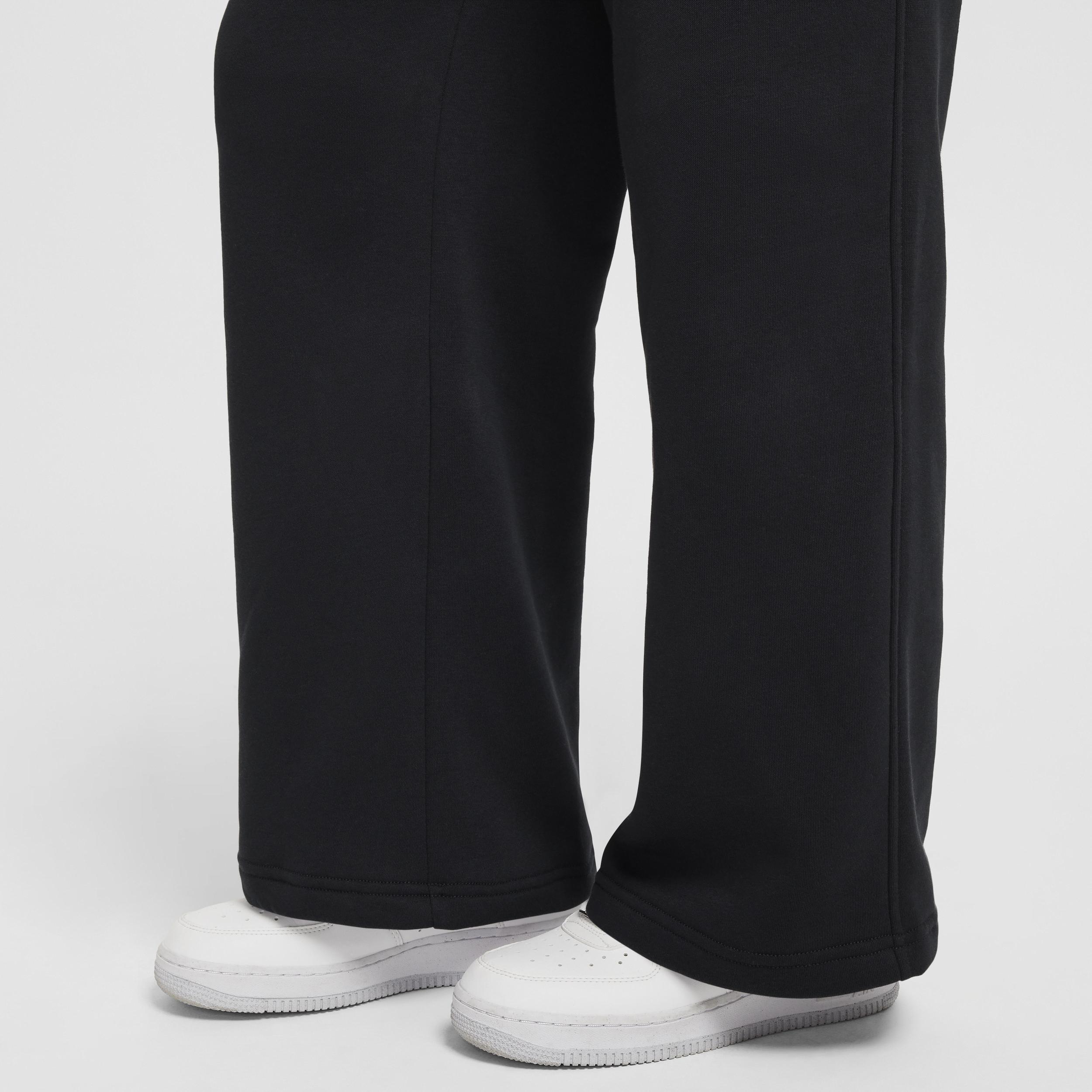 Womens Nike Sportswear Club Fleece Girls Wide-Leg Pants Product Image