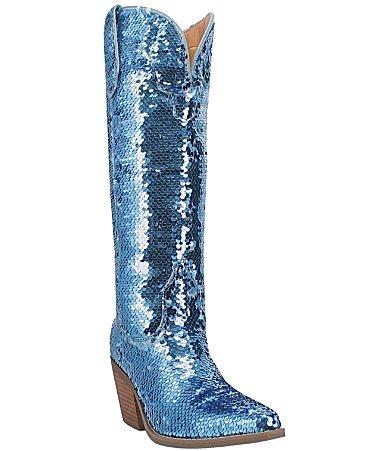 Dingo Dance Hall Queen Sequin Tall Western Boots Product Image