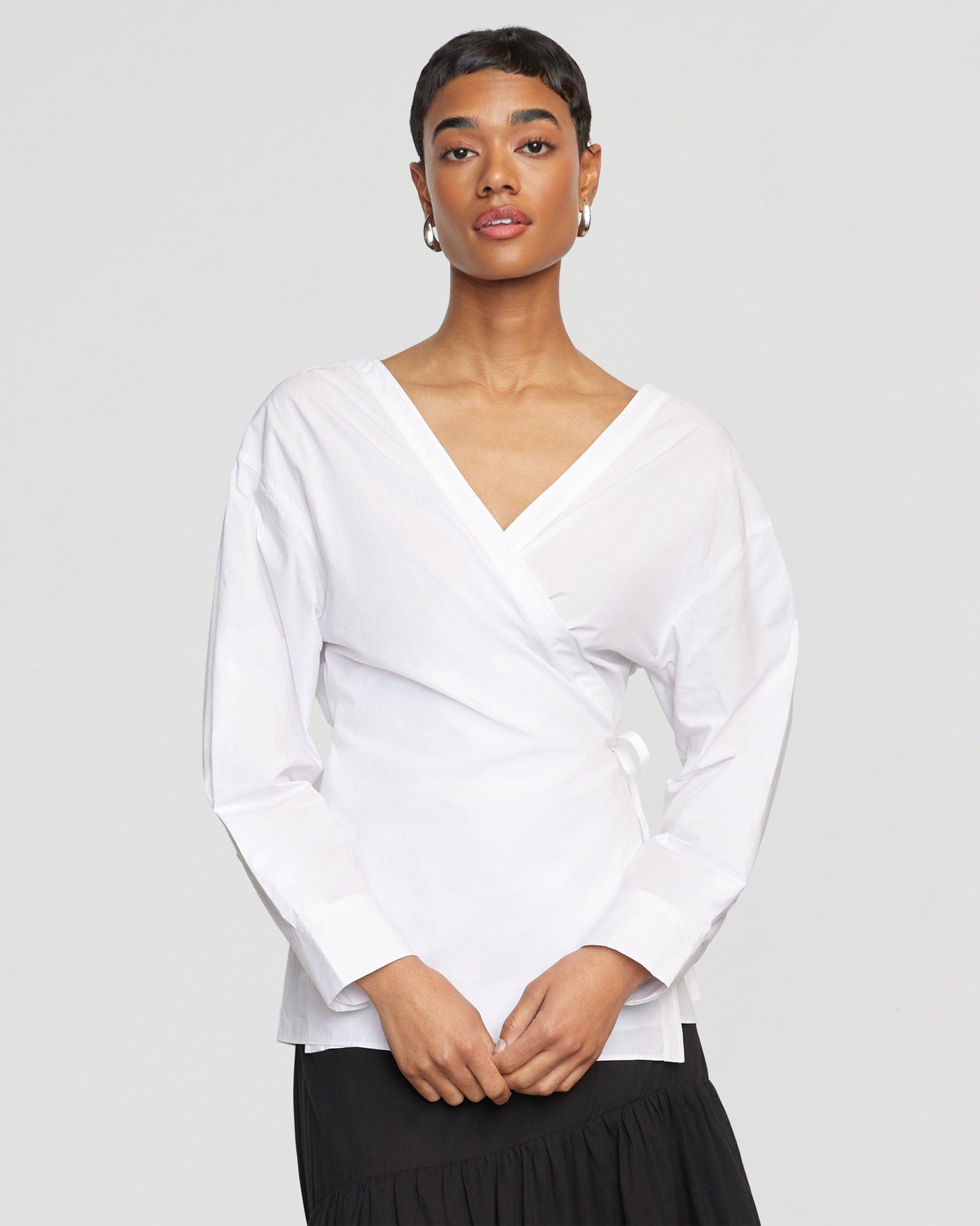 Noomi V-Neck Wrap Top Product Image