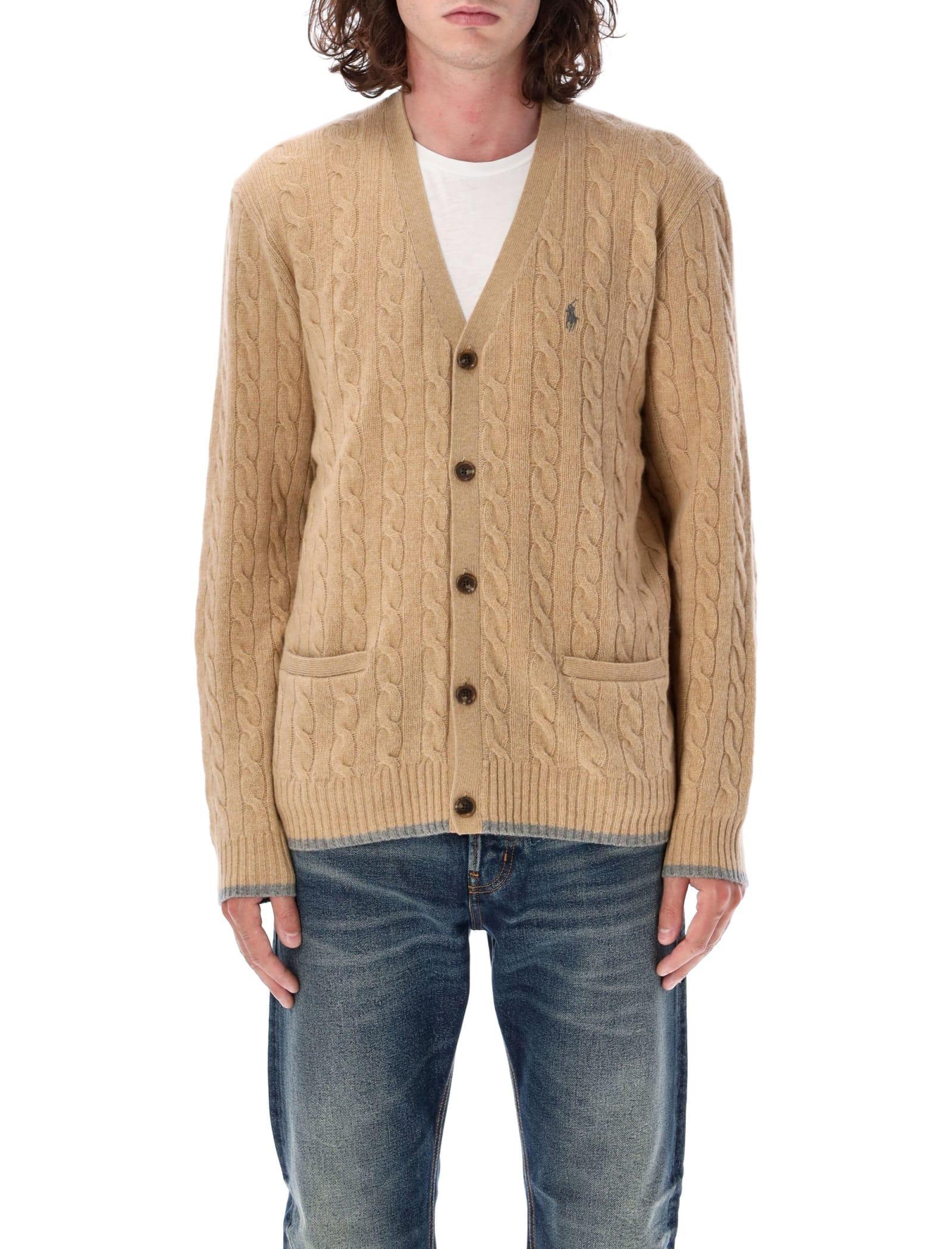 Cardigan In Camel Product Image