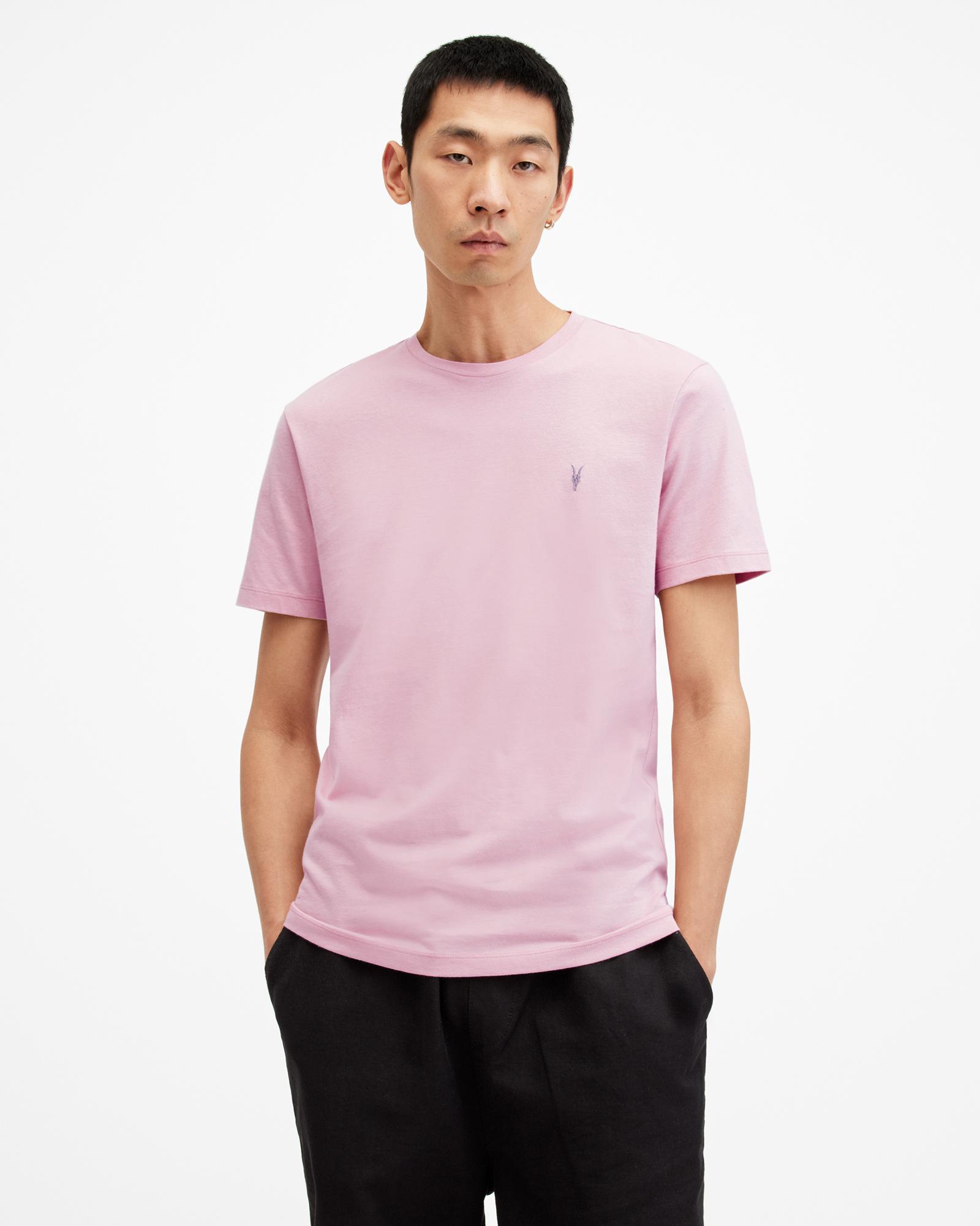 Brace Brushed Cotton Crew Neck T-Shirt Product Image