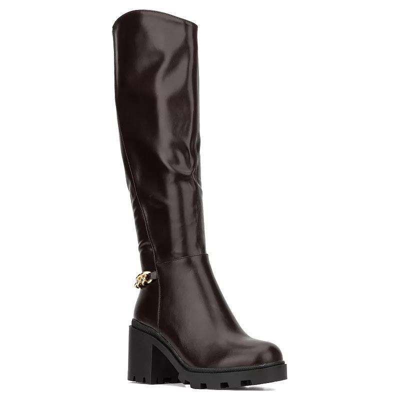 Torgeis Athena Womens Heeled Knee-High Boots Product Image