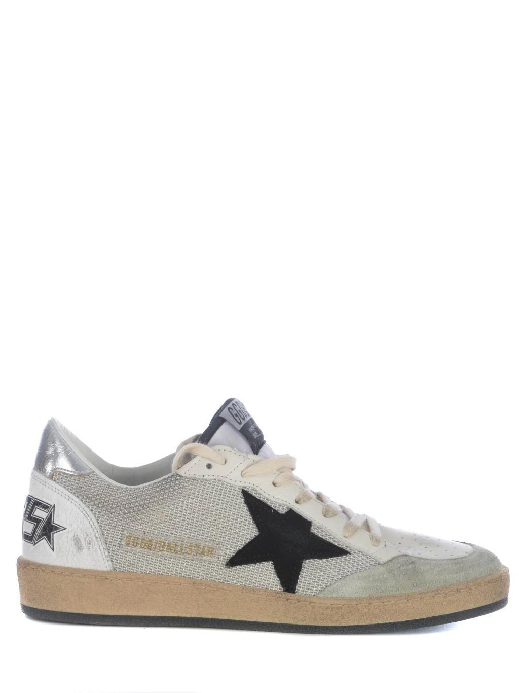 GOLDEN GOOSE Deluxe Brand Ball Star Sneakers In Bianco Product Image