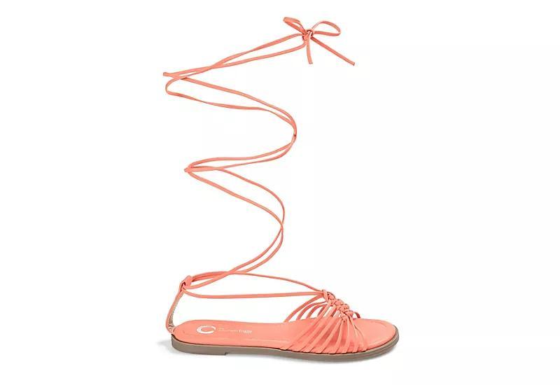 Journee Collection Womens Jess Tie-Up Sandals Womens Shoes Product Image