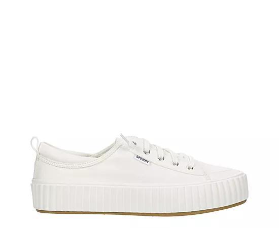 Sperry Womens Pier Wave Platform Lace Up Sneaker Product Image