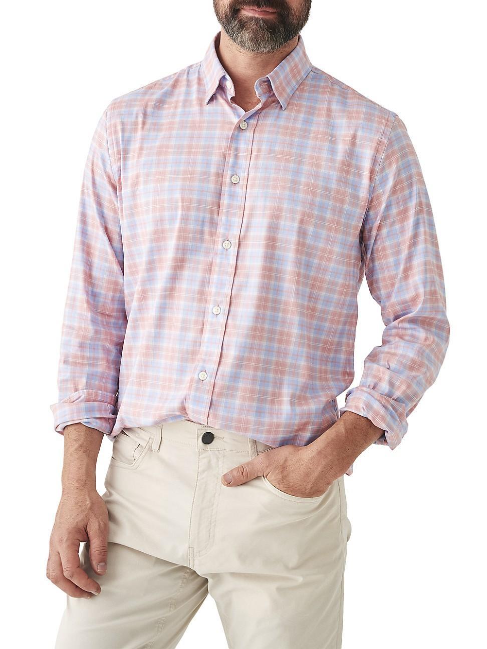 Faherty The Movement Plaid Button-Up Shirt Product Image