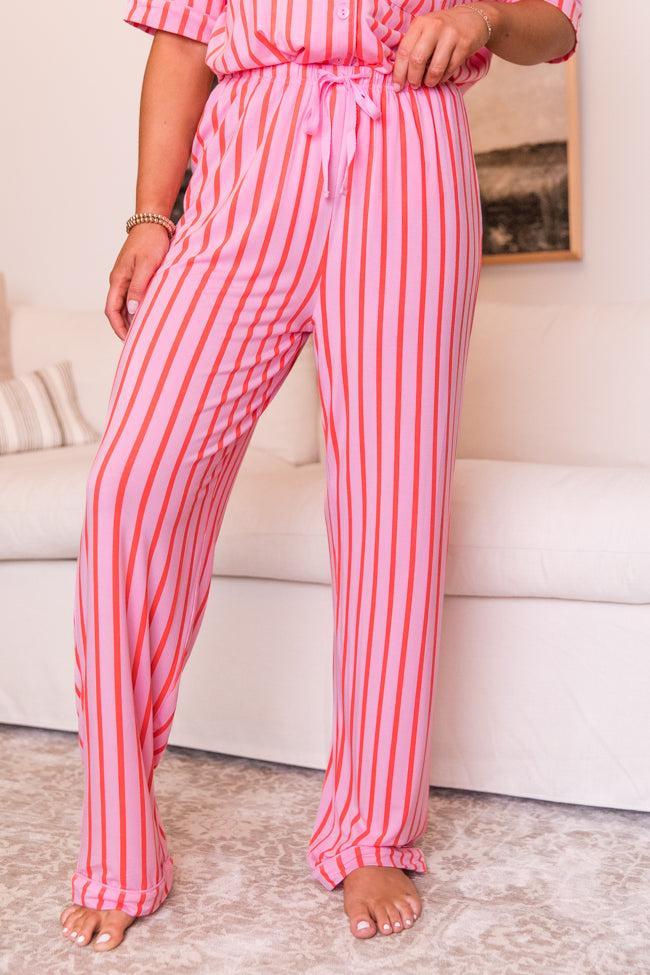 Good To Get Away In Pinstripe Parade Pajama Pants Product Image