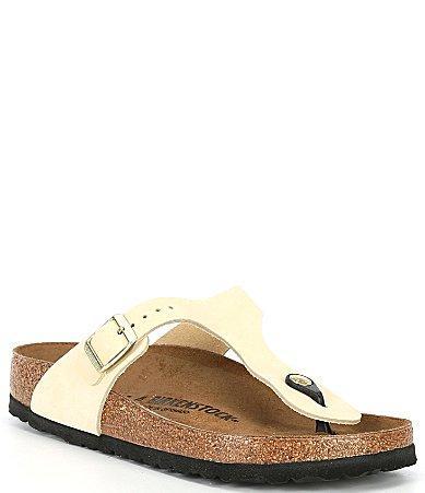 Birkenstock Womens Gizeh Nubuck Thong Sandals Product Image