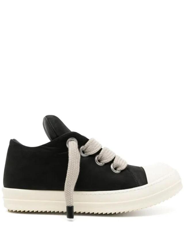 RICK OWENS Black Porterville Jumbolaces Low Sneakers Product Image