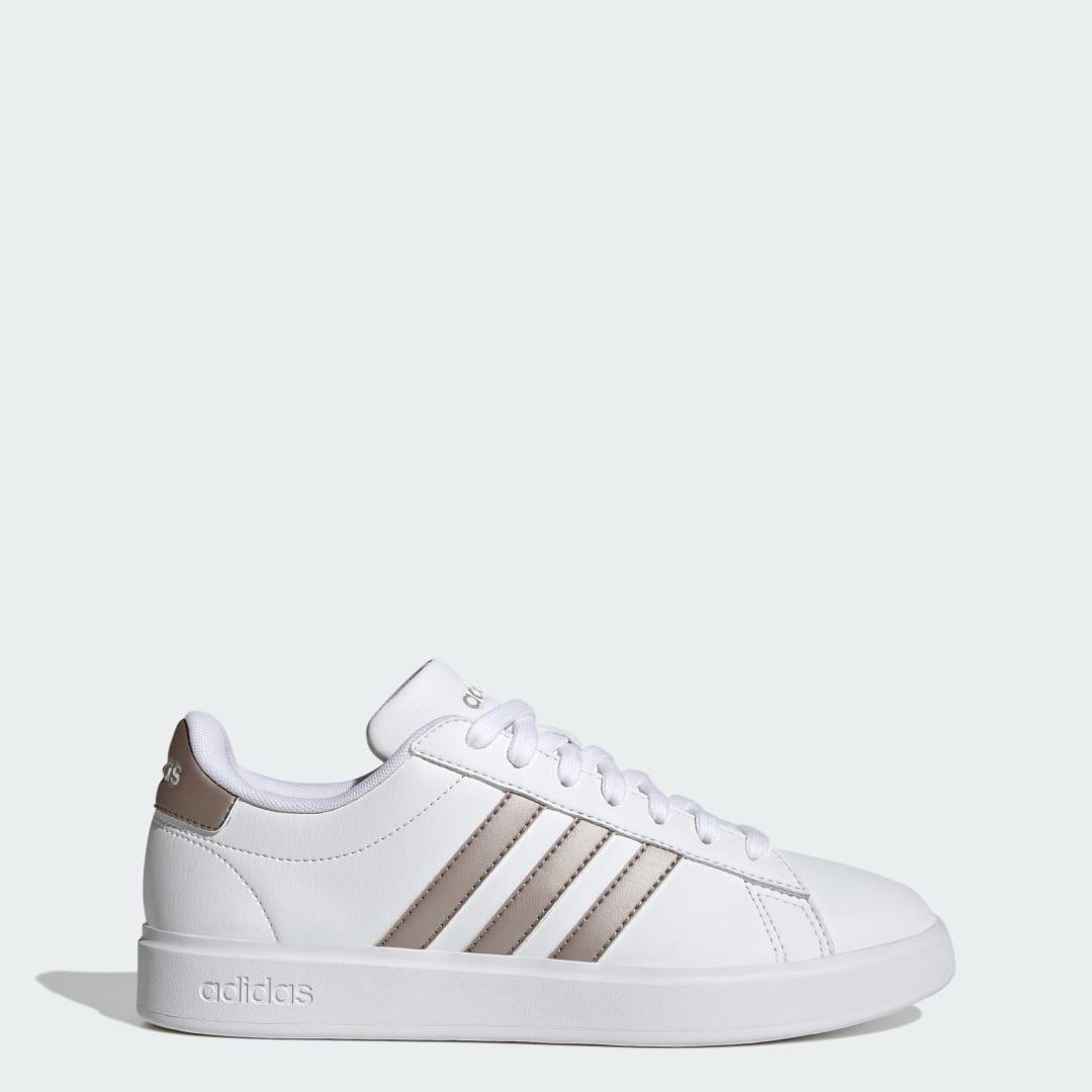 adidas Grand Court Cloudfoam Lifestyle Court Comfort Shoes Cloud White 6.5 Womens Product Image