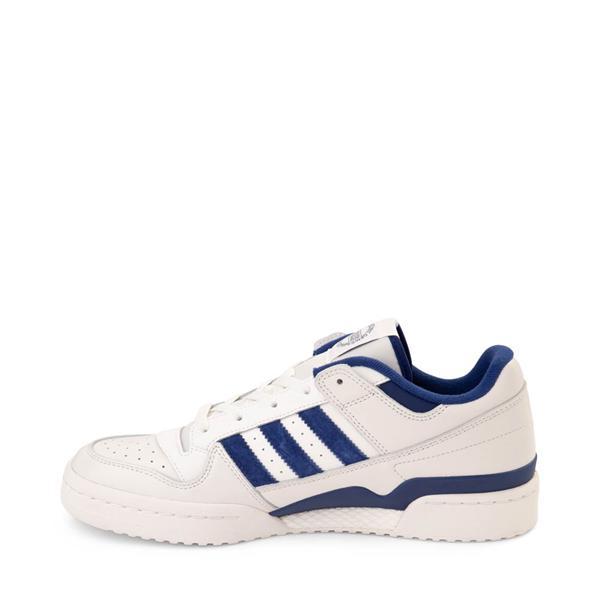 Mens adidas Forum CL Low Athletic Shoe - Cloud White / Victory Blue Product Image